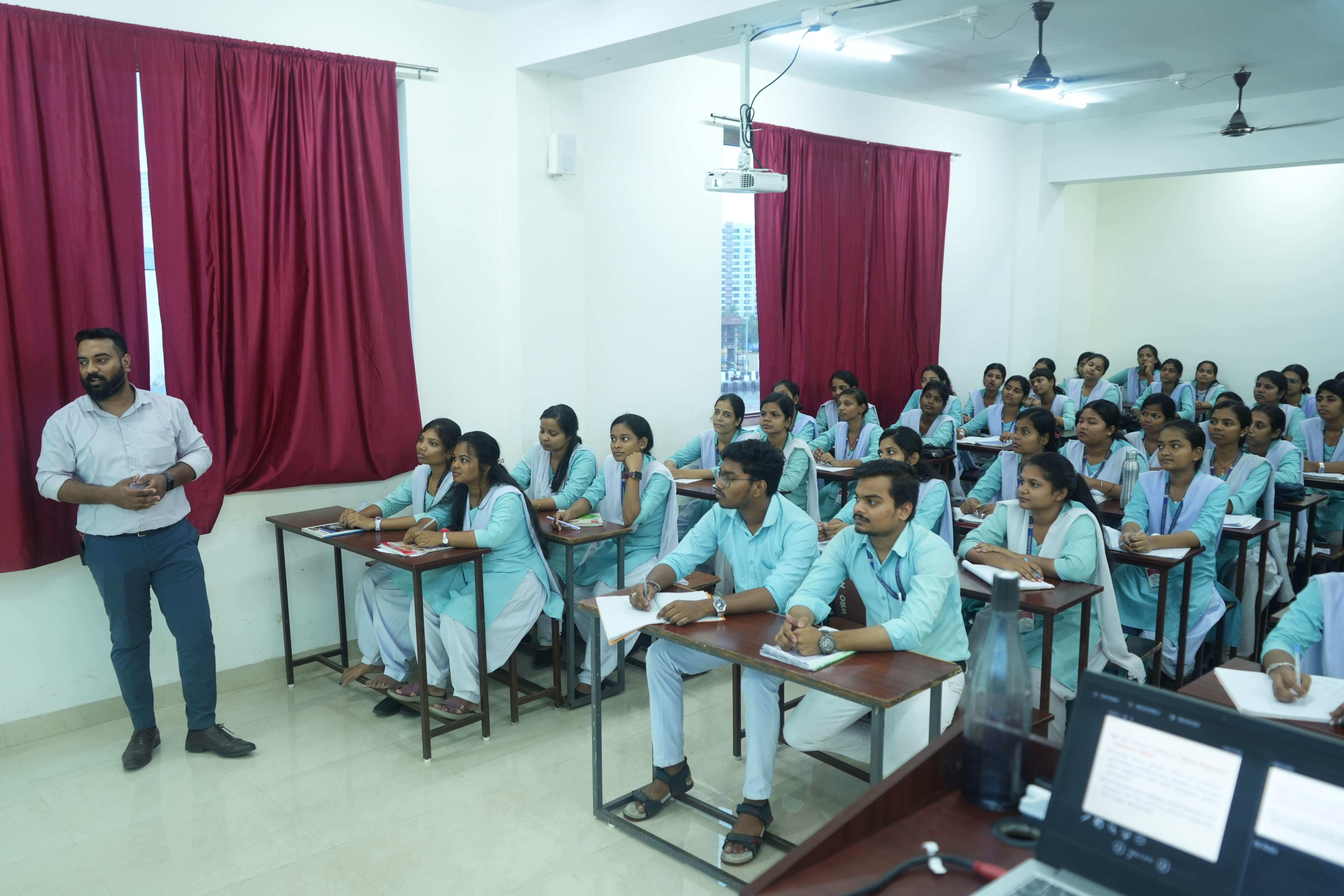 Vivekanand College of Nursing Ongoing classroom Photos with Students photo 4